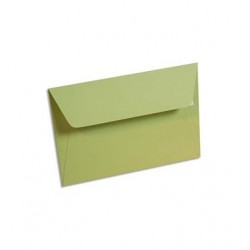 CLAIREFONTAINE Paquet de 20 enveloppes 120g POLLEN 11,4x16,2cm (C6).  Coloris Blanc