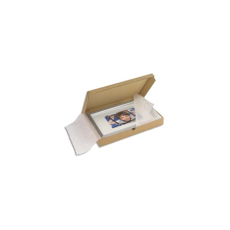 Boîte extra-plate en carton brun - 290x290x50 mm - Boite plate